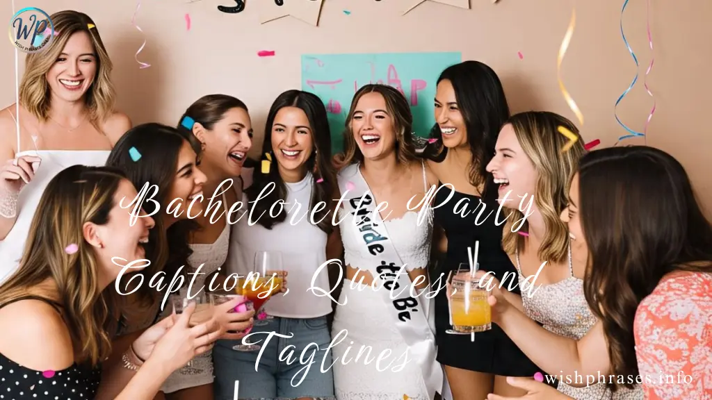 Bachelorette Party Captions, Quotes, and Taglines