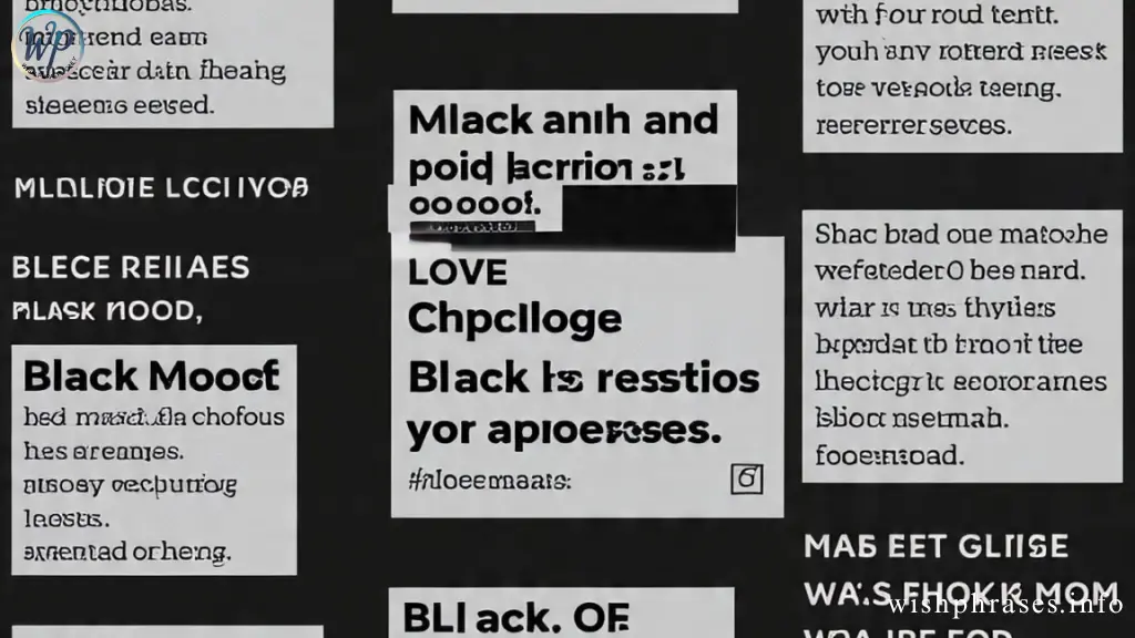 Black and White Instagram Captions