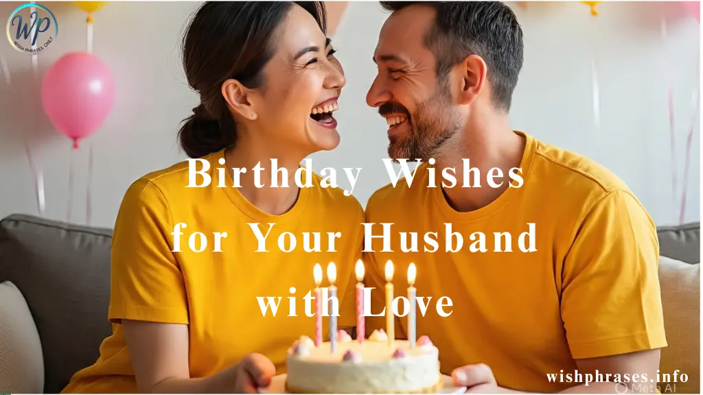 Birthday Wishes for Your Husband