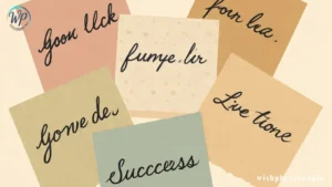 Good luck messages