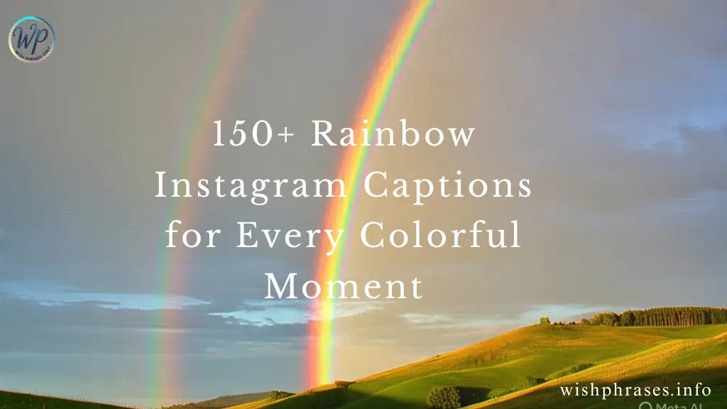 Rainbow Instagram Captions