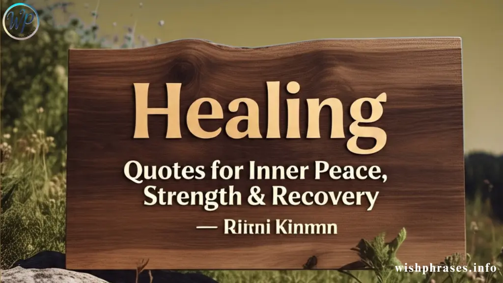 Healing quotes