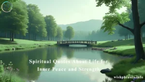 Spiritual quotes about life