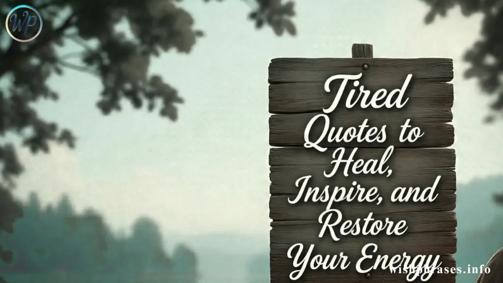 Tired quotes