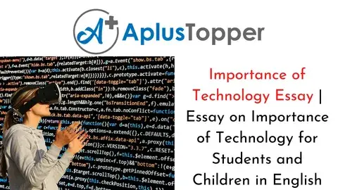 Technology essay